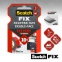 Fita Adesiva Dupla face Scotch-Fix para Exterior Branca (19mm x 5mts)