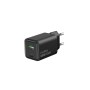 Carregador 1xUSB-C | 1xUSB-A CoolBox GAN 25W Carregamento Rápido 3.0 Power Delivery 