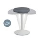 Banco Elevatório 47/64cm LEITZ Com Base Oscilante Cinza