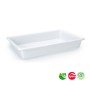 Tabuleiro Hotelaria 43,5x28x7,5cm PLASTICFORTE Branco (9 Litros)