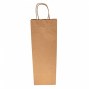 Saco Garrafa Papel Kraft Com Asas 100g (14x08x40cm)
