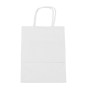 Saco Papel Branco Com Asas 80g (18x08x23cm) 