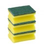 Esfregão/ Esponja Salva Unhas Block Service Amarelo/ Verde (3un)