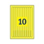 Pulseira Identificação AVERY L4001-5 5x10 Amarelo (50un)