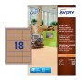 Etiquetas Kraft 42x62mm AVERY 20 Folhas Castanho (360un)