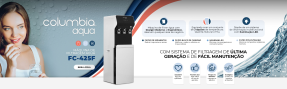 Máquina Filtragem Água Quente/Natural/Fria COLUMBIA FC425F Branco