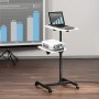 Mesa Apoio Apresentação HAMA 2 Niveis Com Rodas