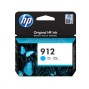 3YL77A  Inkjet Cartridge HP 912 Cyan (315 Páginas) Original