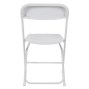 Cadeira Dobrável Plástica PEREL Branco (5x44x97cm)