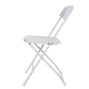 Cadeira Dobrável Plástica PEREL Branco (5x44x97cm)