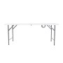 Mesa Dobrável PEREL Branco (70x74x180cm)