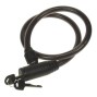 Cadeado Preto PEREL Bicicleta 2 Chaves (Ø10mm)