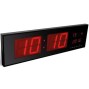 Relógio Parede Display PEREL Leds Vermelhos